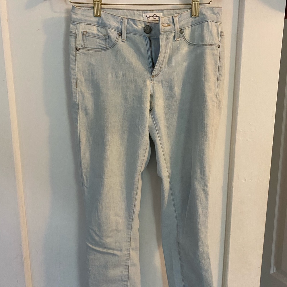 Jessica Simpson light washed skinny jeans. Size 28
